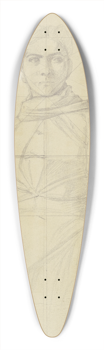 Jakob Becker - Farm girl 39.3 inch art pintail longboard deck