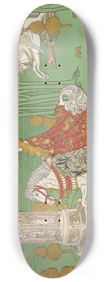 Charles Doudelet - La Chteleine 8.25 inch art skate deck