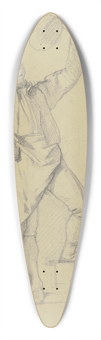 Jakob Becker - Young farmer with cap 39.3 inch art pintail longboard deck