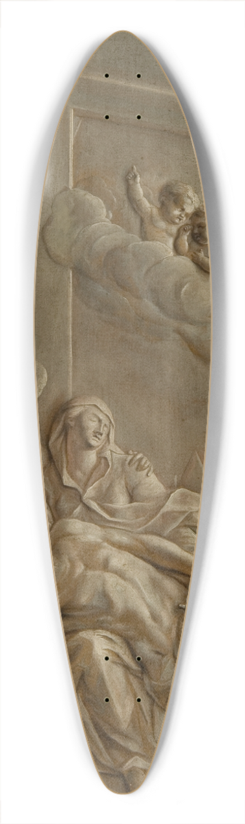 Jakob Kellner - Beweinung Christi 39.3 inch art pintail longboard deck