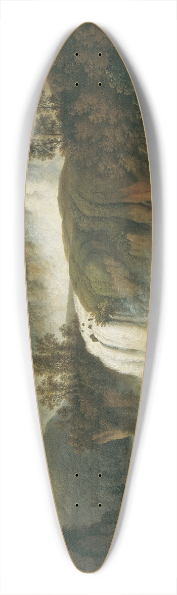 Jakob Philipp Hackert - Der groe Wasserfall von Tivoli bei Rom 39.3 inch art pintail longboard deck