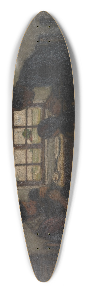 Jakob Smits - Interior in the Kempen 39.3 inch art pintail longboard deck