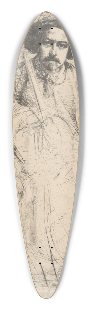 James Abbott McNeill Whistler - Becquet 39.3 inch art pintail longboard deck