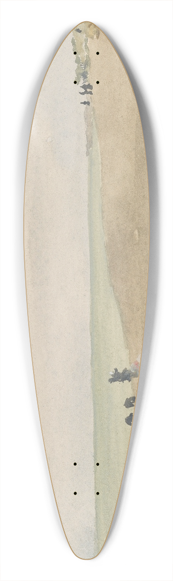 James Abbott McNeill Whistler - Opal Beach 39.3 inch art pintail longboard deck