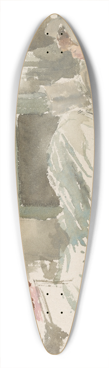 James Abbott McNeill Whistler - Resting in Bed 39.3 inch art pintail longboard deck
