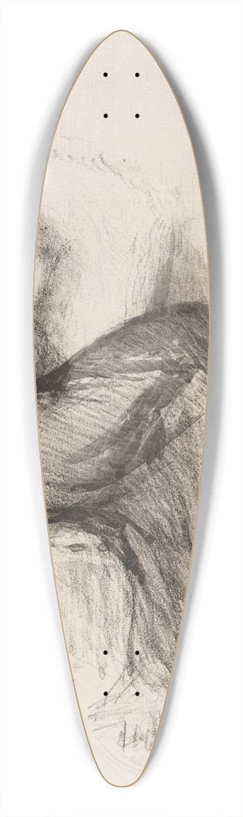 James Abbott McNeill Whistler - StudyMaude Seated 39.3 inch art pintail longboard deck