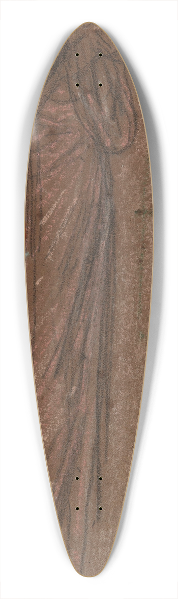 James Abbott McNeill Whistler - The Purple Iris 39.3 inch art pintail longboard deck