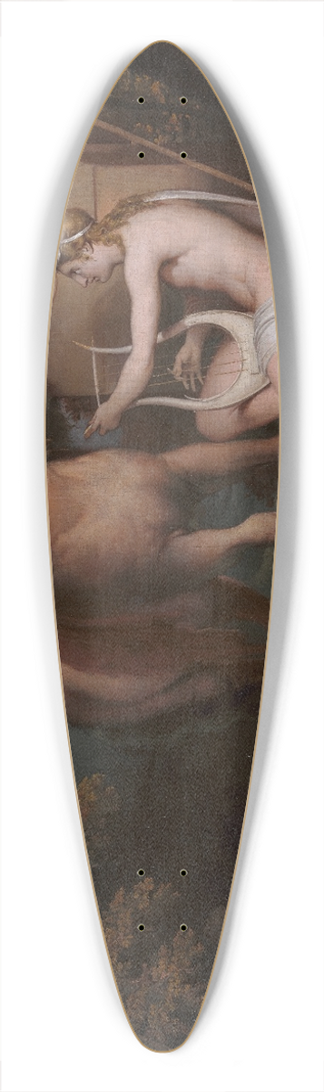 James Barry - The Education of Achilles 39.3 inch art pintail longboard deck