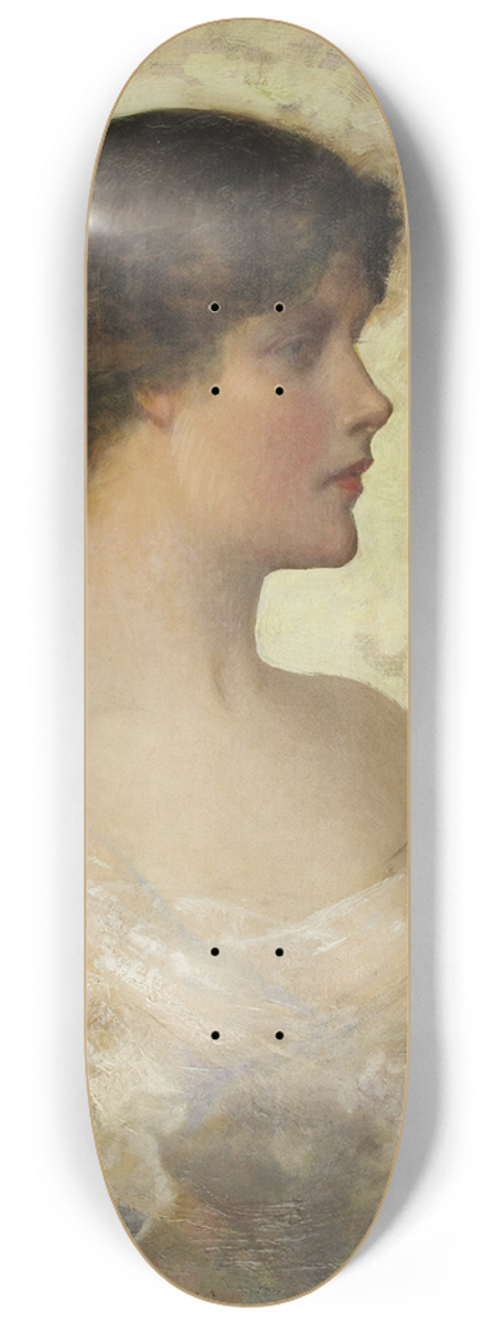 Charles F. Naegele - Portrait of a Lady 8.25 inch art skate deck