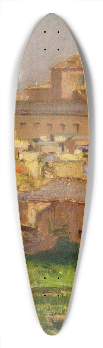 James Carroll Beckwith - Palazzo Barberini, Rome 39.3 inch art pintail longboard deck