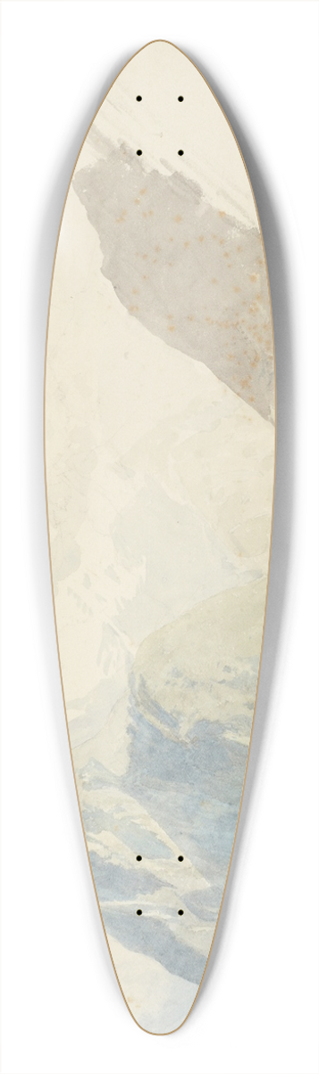 James Crowe Richmond - Milford Sound 39.3 inch art pintail longboard deck