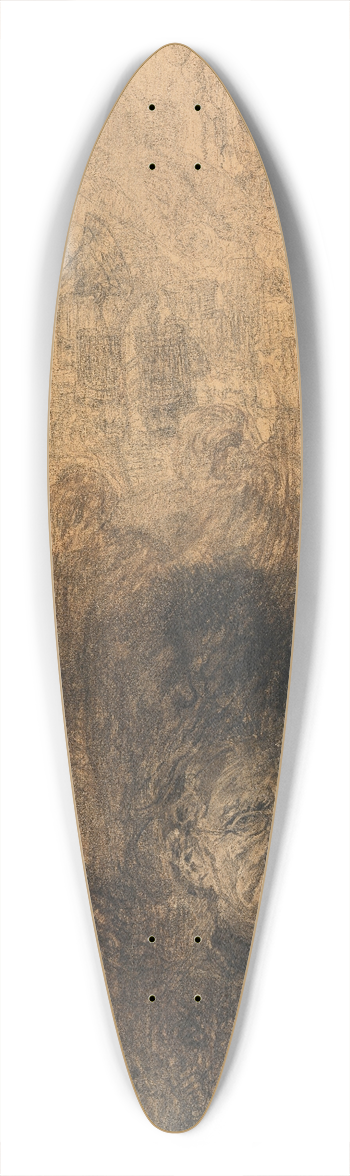 James Ensor - Christs Entry into Jerusalem 39.3 inch art pintail longboard deck