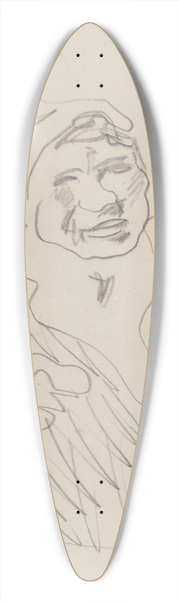 James Ensor - Copy after Goya 39.3 inch art pintail longboard deck