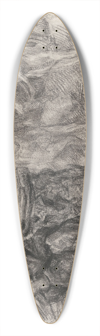 James Ensor - Don Quixote 39.3 inch art pintail longboard deck