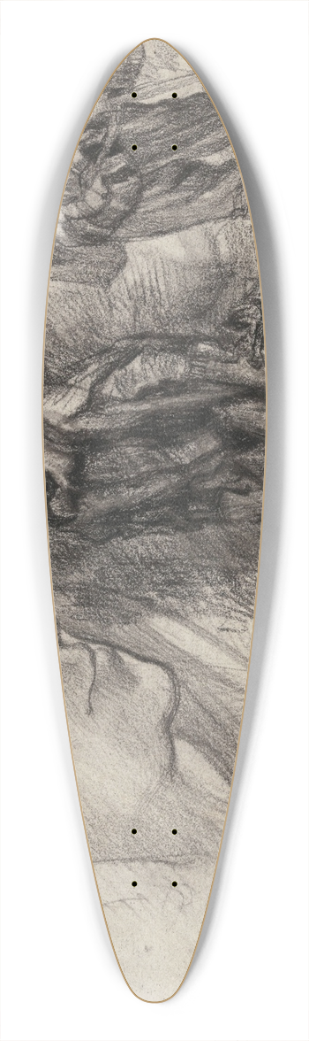 James Ensor - Don Quixote 39.3 inch art pintail longboard deck