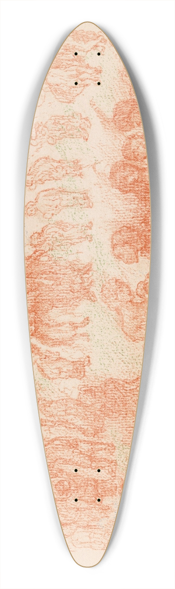 James Ensor - Let the Little Ones Come to Me 39.3 inch art pintail longboard deck