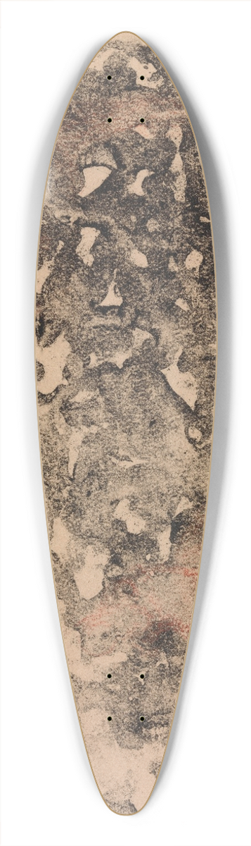 James Ensor - Monotype 39.3 inch art pintail longboard deck