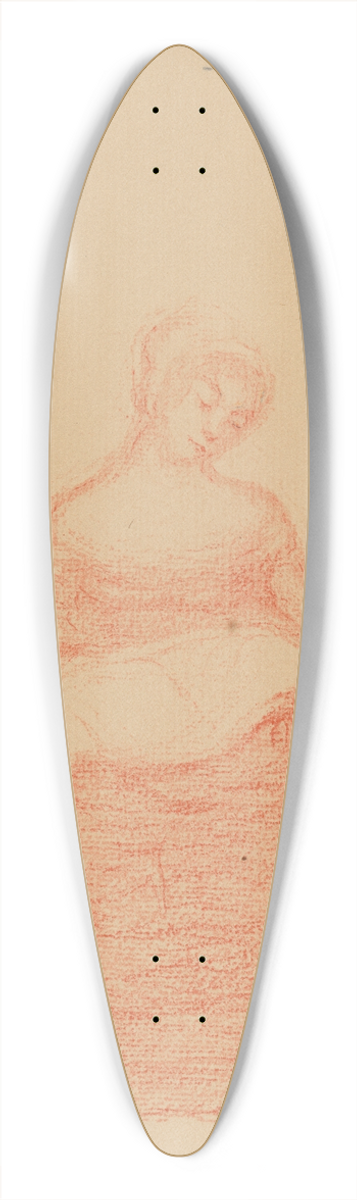 James Ensor - Pita 39.3 inch art pintail longboard deck