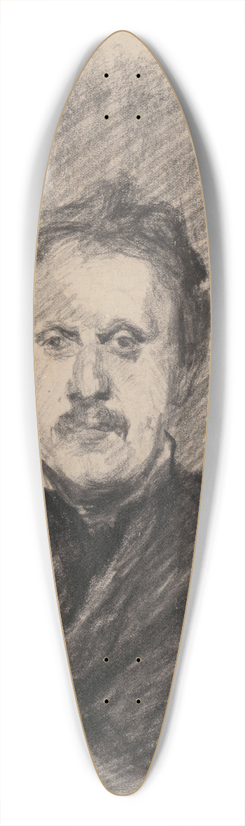 James Ensor - Portrait of a Man 39.3 inch art pintail longboard deck