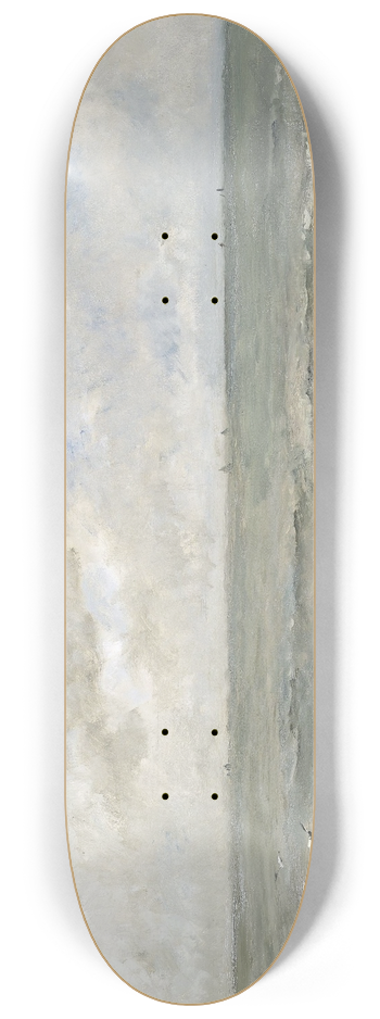 Charles Franois Daubigny - Seascape 8.25 inch art skate deck