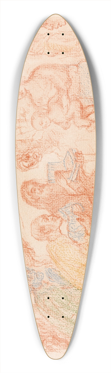 James Ensor - The Adoration of the Magi 39.3 inch art pintail longboard deck