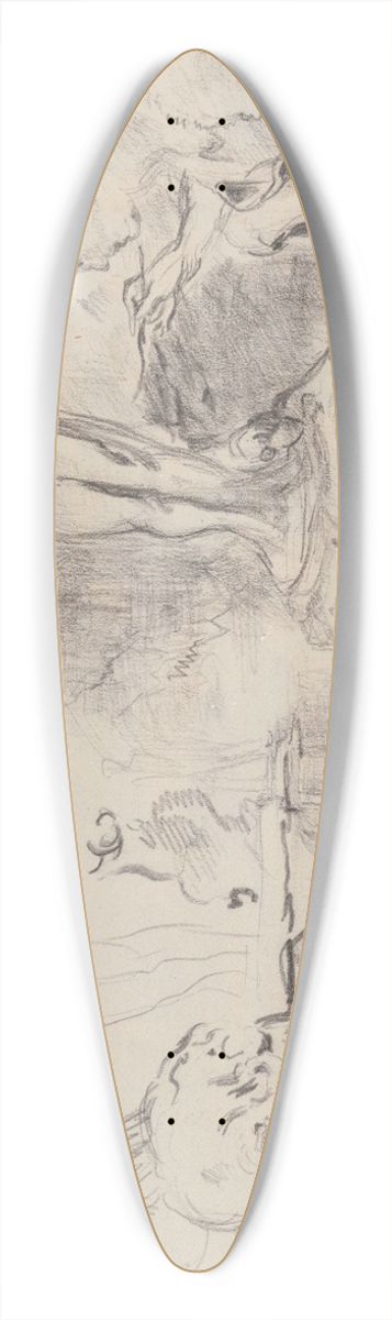 James Ensor - The Model 39.3 inch art pintail longboard deck