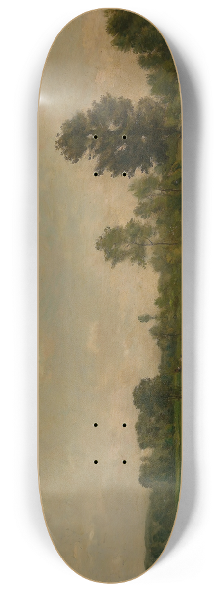 Charles Franois Daubigny - The Marsh 8.25 inch art skate deck