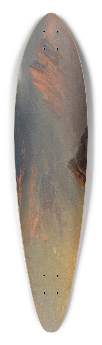 James Hamilton - From the Tempest 39.3 inch art pintail longboard deck