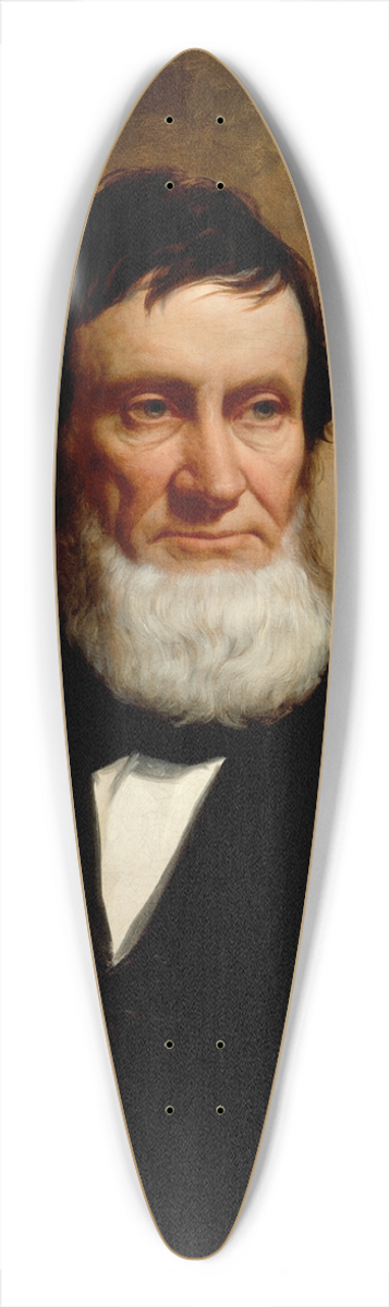 James Henry Beard - Portrait 39.3 inch art pintail longboard deck
