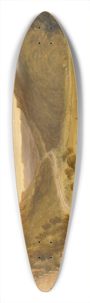 James Howe Carse - Burragorang Valley near Picton 39.3 inch art pintail longboard deck