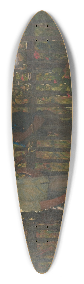 James Nairn - A summer idyll 39.3 inch art pintail longboard deck