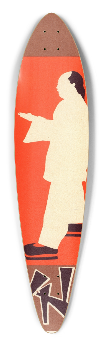 James Pryde - A Trip To China Town 39.3 inch art pintail longboard deck