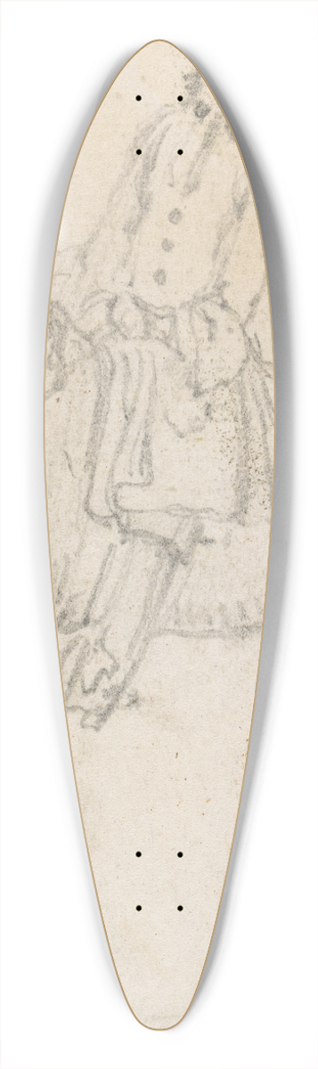 James Seymour - Horse with Rider Wearing Tricorne Hat 39.3 inch art pintail longboard deck