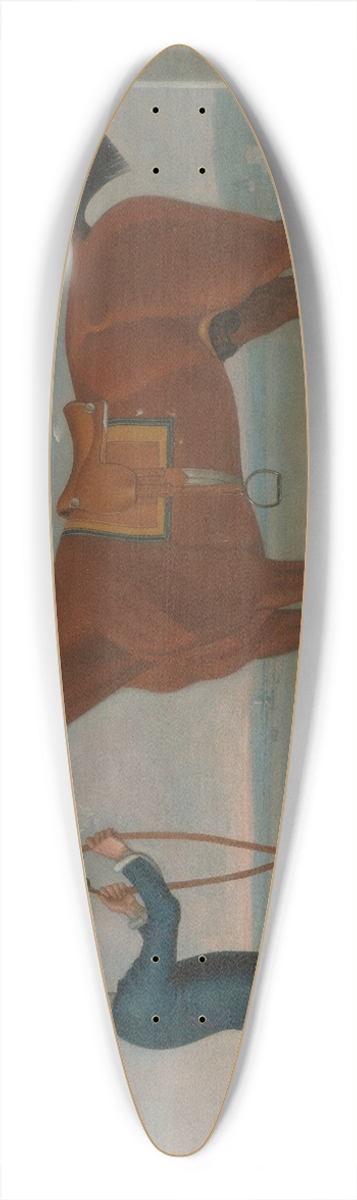 James Seymour - The Duke of Devonshires Flying Childers 39.3 inch art pintail longboard deck