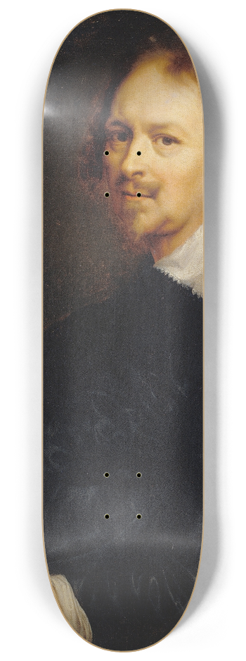 Adriaen Hanneman - Portrait of a Man 8.25 inch art skate deck