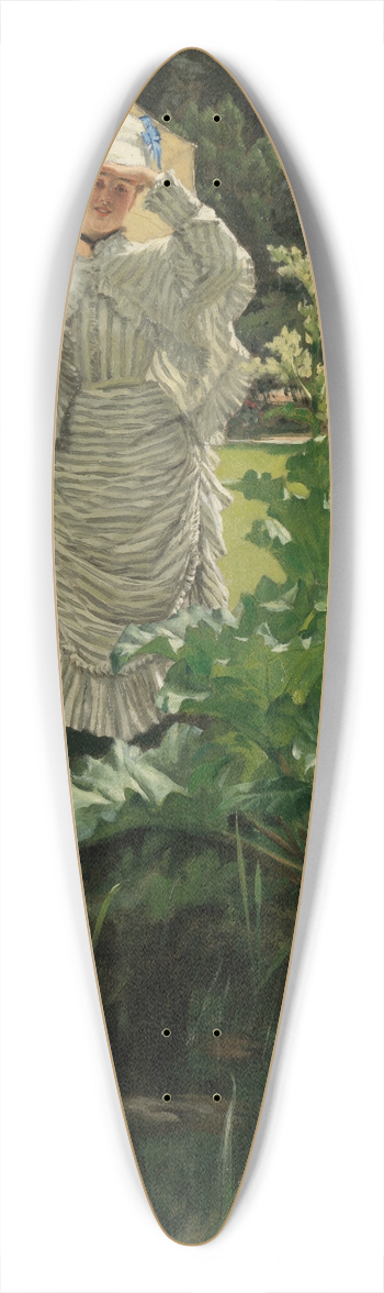 James Tissot - Spring Morning 39.3 inch art pintail longboard deck