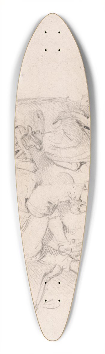 James Ward - Delivering a Calf 39.3 inch art pintail longboard deck