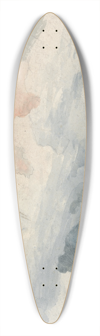 James Ward - Study of a Hill Top and Sky 39.3 inch art pintail longboard deck