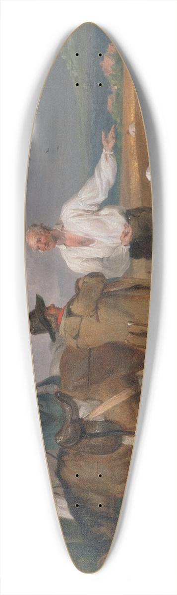 James Ward - The Reapers 39.3 inch art pintail longboard deck