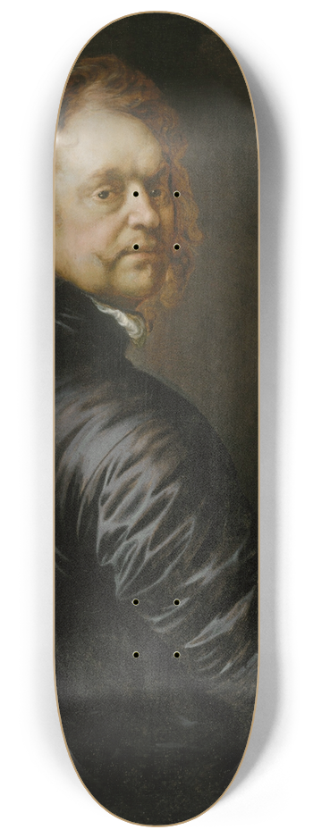 Adriaen Hanneman - Self-portrait 8.25 inch art skate deck
