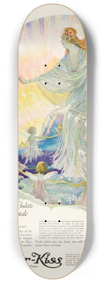 Charles Frederick Neagle - Djer-Kiss Eau de Toilette 8.25 inch art skate deck