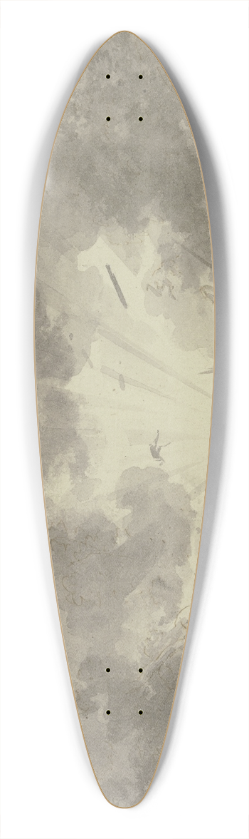 Jan Anthonie Langendijk - Pulverexplosion inmitten einer Truppenabteilung 39.3 inch art pintail longboard deck