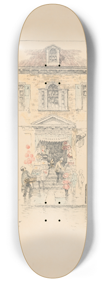 Charles Frederick William Mielatz - Doorway, Third Avenue and 122d Street 8.25 inch art skate deck