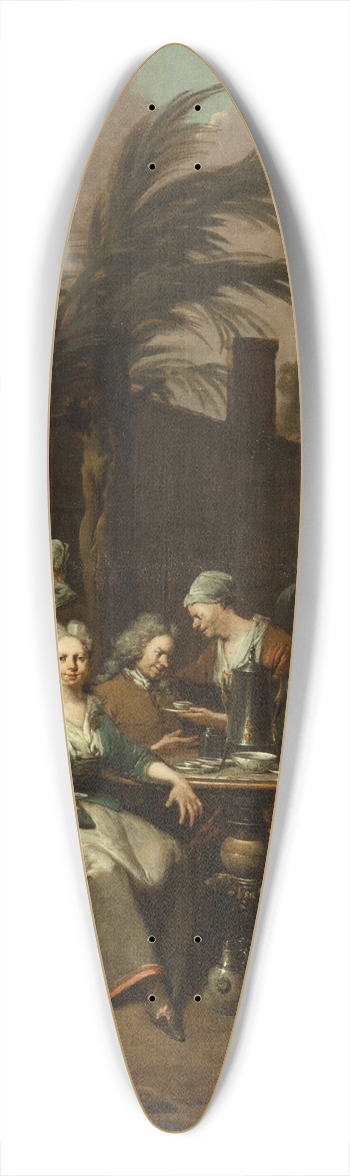 Jan Baptist Lambrechts - The merry Company 39.3 inch art pintail longboard deck