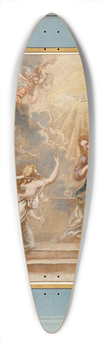 Jan Boeckhorst - The Annunciation 39.3 inch art pintail longboard deck