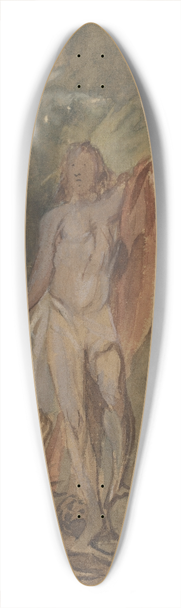 Jan Boeckhorst - The Risen Christ Surrounded by Saints 39.3 inch art pintail longboard deck