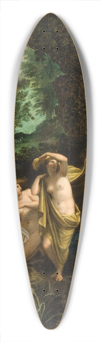 Jan Brueghel The Elder - Landscape with Diana and Acteon 39.3 inch art pintail longboard deck