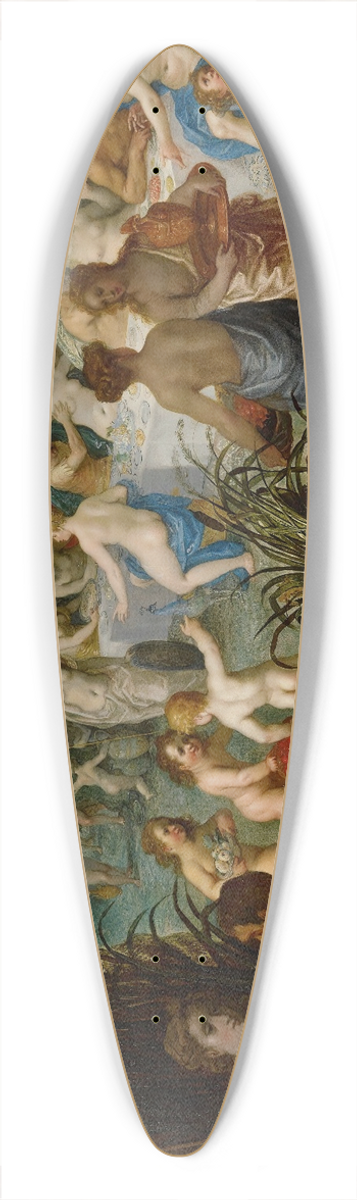 Jan Brueghel The Elder - Landscape With Wedding Of Peleus And Thetis 39.3 inch art pintail longboard deck