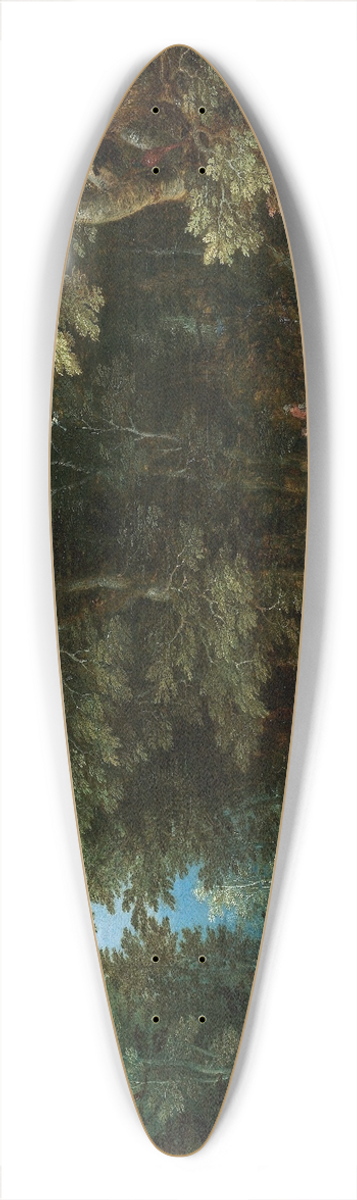 Jan Brueghel the Younger - Latona and The Lycian Peasants 39.3 inch art pintail longboard deck
