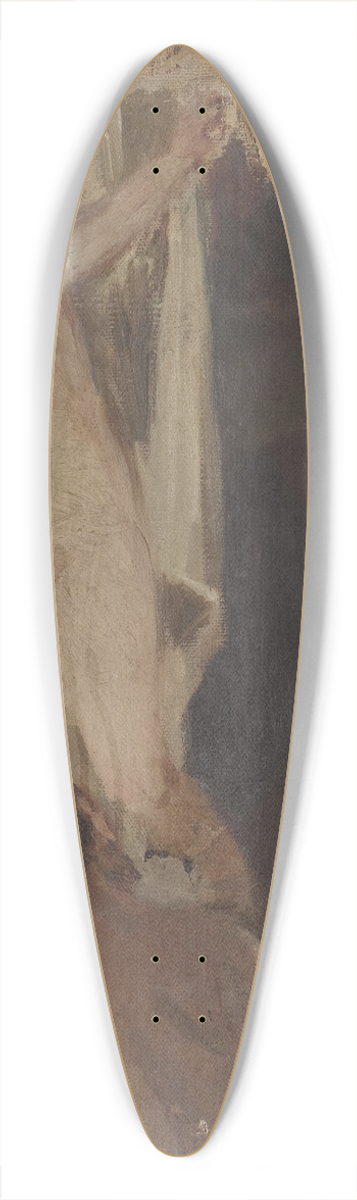 Jan Cigliski - Academic sketch of nudes 39.3 inch art pintail longboard deck